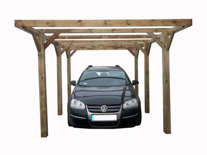 Carport ALTANKA 3,04 x 5,12 m - 15,56 m² - PVC-tagdækning
