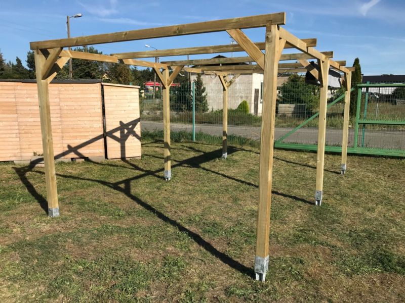Carport carport ALTANKA 3x5,10 m - 15,30 m², træ, 1 stk.