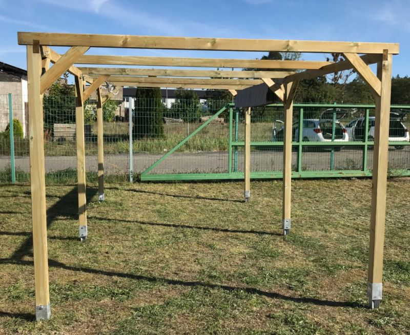 Carport carport ALTANKA 3x5,10 m - 15,30 m², træ, 1 stk.