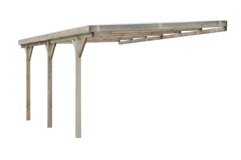 Carport ALTANKA 3 x 5,24 m - 15 m² - PVC-tag