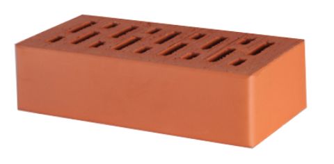 Facadesten Standard 25x12x6,5 cm Rød