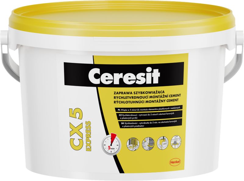 Montagecement CX-5 Hurtighærdende 2 kg