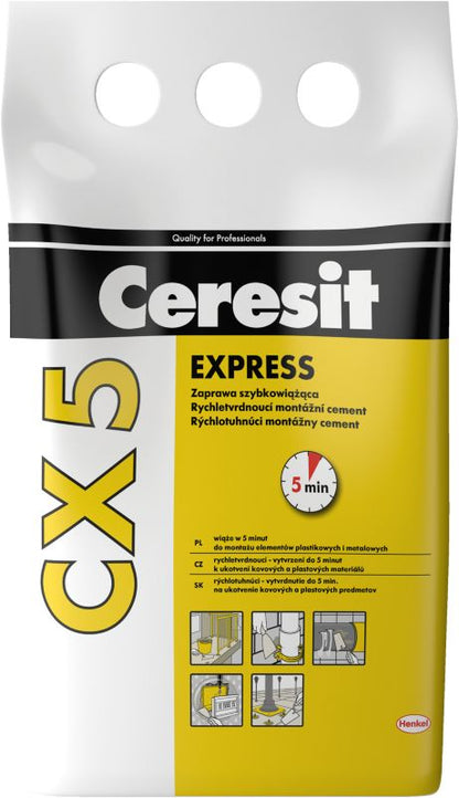 Montagecement CX-5 Hurtighærdende 5 kg