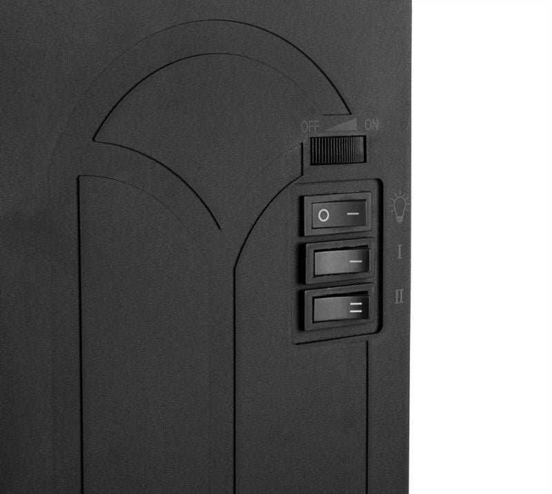 Keramisk Varmeblæser Pejs 800W/1500W 38x24x46 cm 90-110