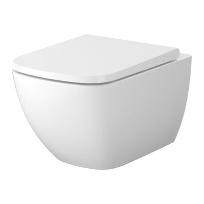 Væghængt Toilet Zen Pro Squere Vortex Hvid 36x52,5 cm