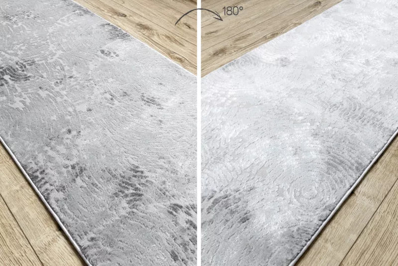 Chodnik 120x300 cm Grå Polyester og Polypropylen 149275