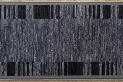 Chodnik 90x150 cm Grå Poliamid 100499