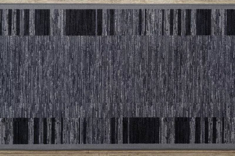 Chodnik 90x150 cm Grå Poliamid 100499