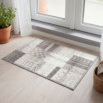 Løber tæppe skridsikker 60x100 cm Beige | 5904024204589