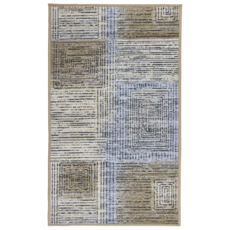 Gulvløber 60x100 cm Beige Antiskrid Polyester