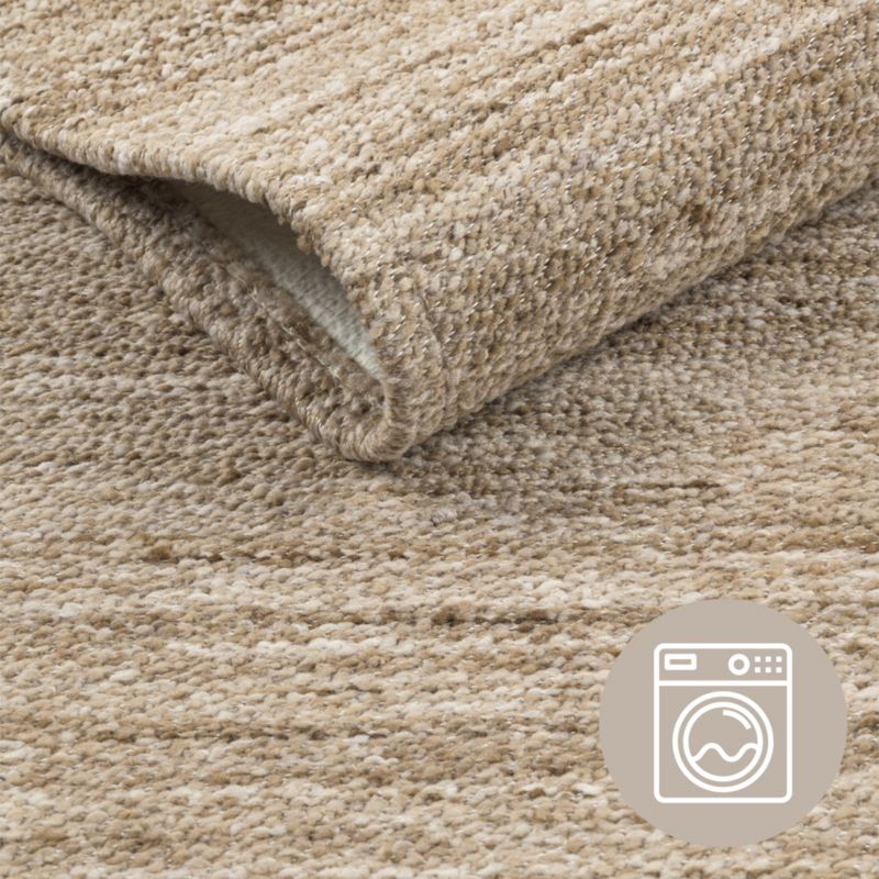 Antiskridmåtte 75x160 cm Beige Fladvævet Polyester