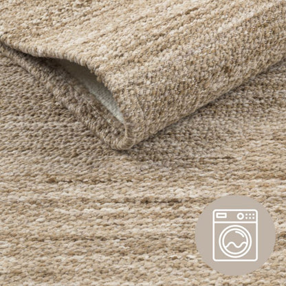 Antiskridmåtte 75x160 cm Beige Fladvævet Polyester