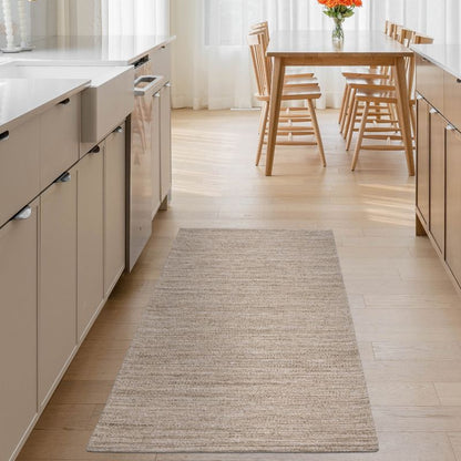 Antiskridmåtte 75x160 cm Beige Fladvævet Polyester