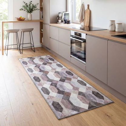 Gulvløber Antiskrid 80x200 cm Flerfarvet Polyester
