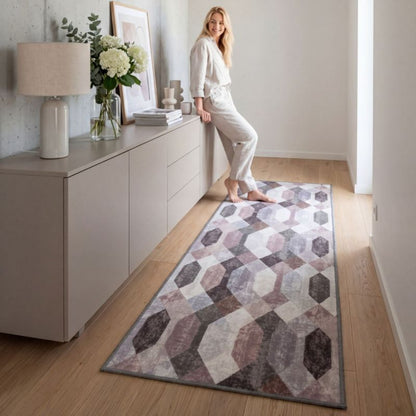 Gulvløber Antiskrid 80x200 cm Flerfarvet Polyester