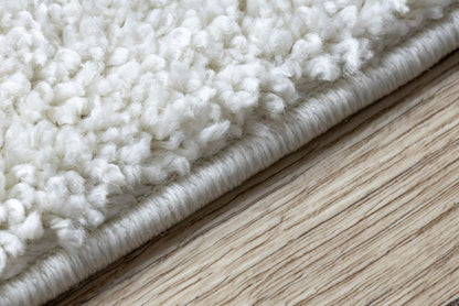 Chodnik Berber 80x250 cm Hvid Polypropylen GR3597