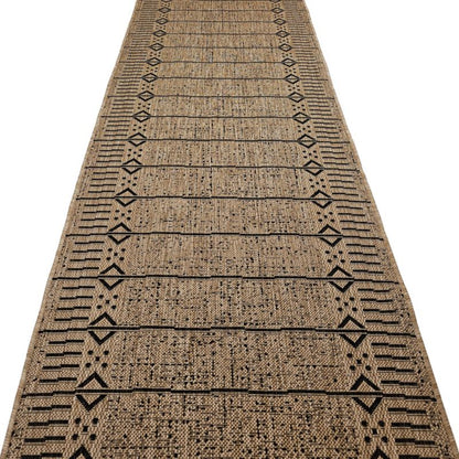 Løber Terra Aztec 04 Brun 80 cm Bredde