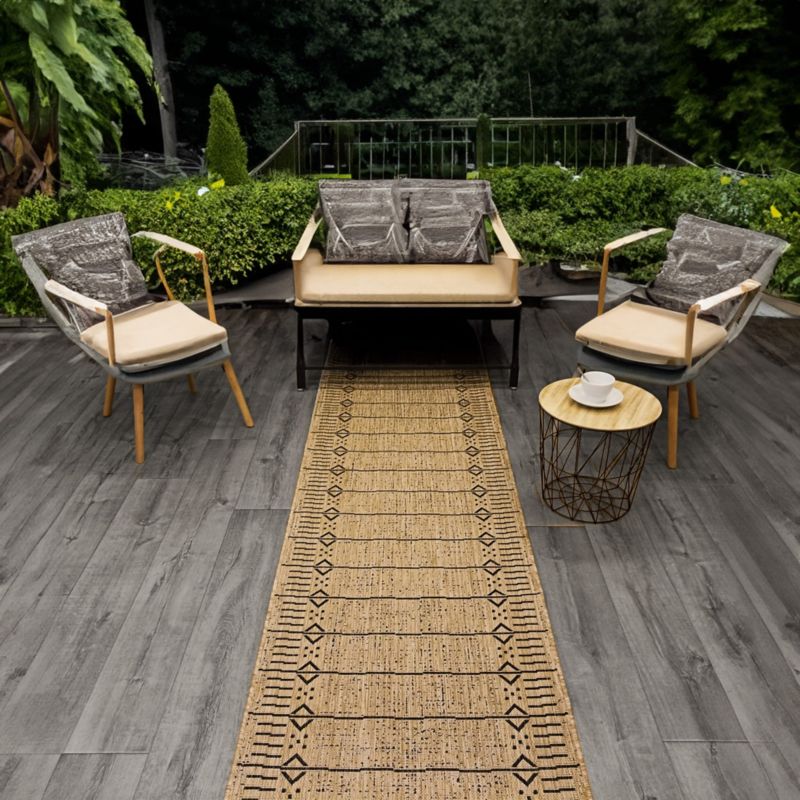 Løber Terra Aztec 04 Brun 80 cm Bredde