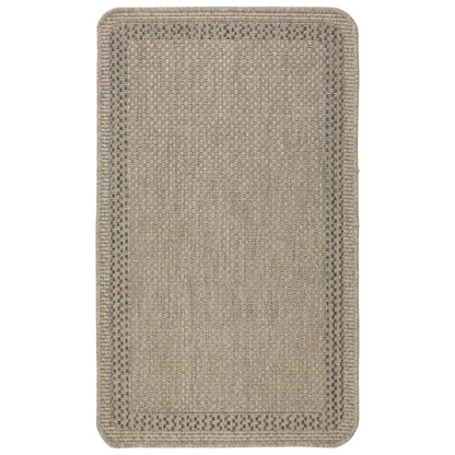 Fladvævet Løber 68x114 cm Beige med Ramme 1 stk