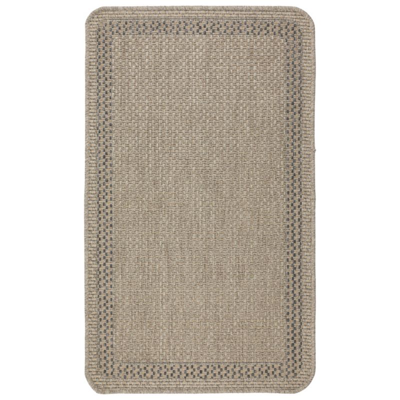 Fladvævet Løber 68x114 cm Beige med Ramme 1 stk