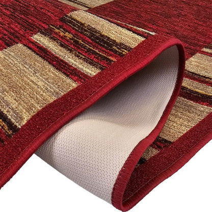 Løber Antislip 90 cm Bordeaux/Grå ADAGIO 31