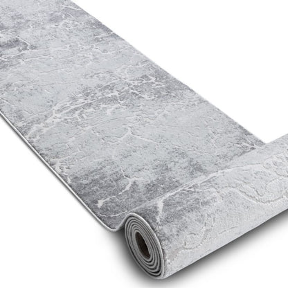 Gangtæppe 100x240 cm Grå Polyester-Polypropylen 147267