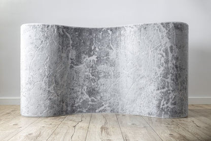 Gangtæppe 100x240 cm Grå Polyester-Polypropylen 147267