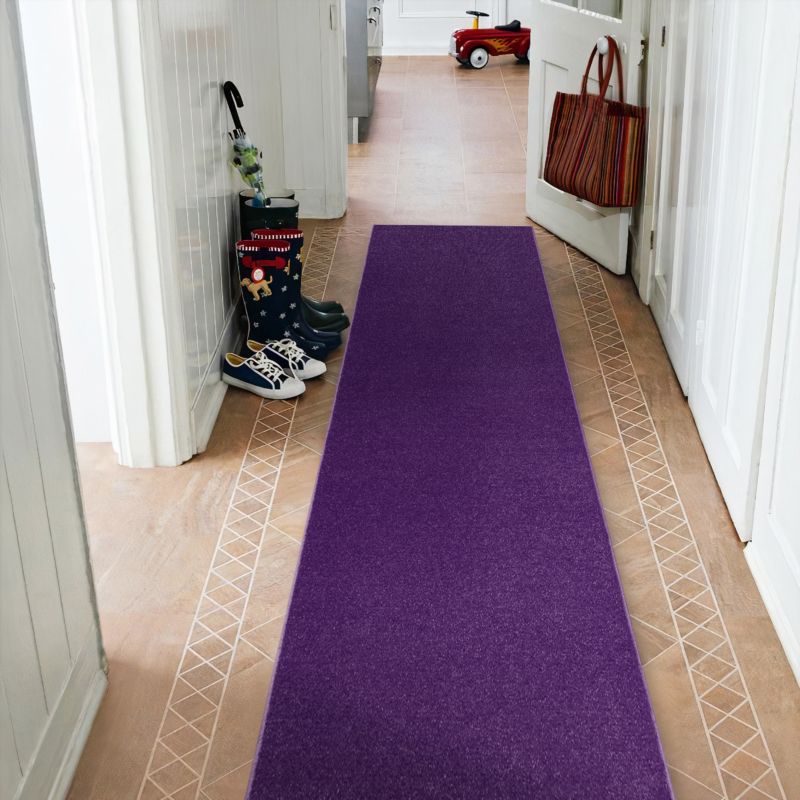 Gulvløber 100x330 cm Fiolet Polypropylen