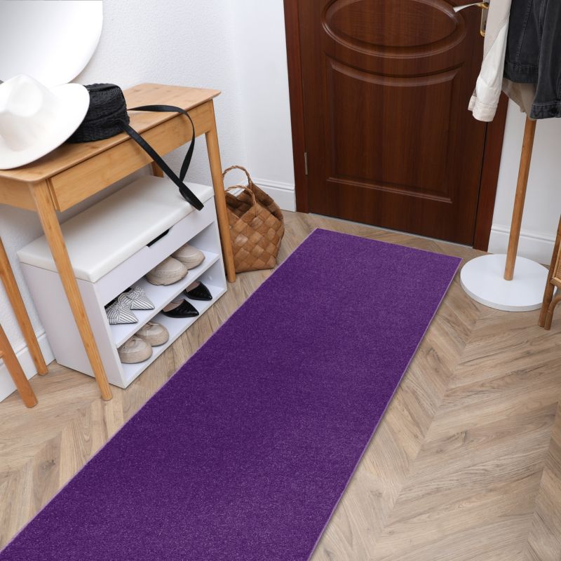 Gulvløber 100x330 cm Fiolet Polypropylen
