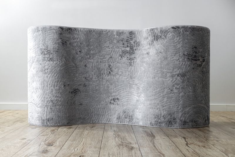 Chodnik 120x300 cm Grå Polyester og Polypropylen 149275