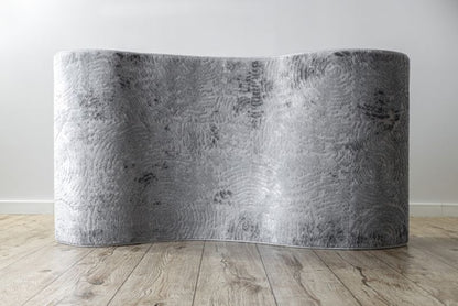 Chodnik 120x300 cm Grå Polyester og Polypropylen 149275