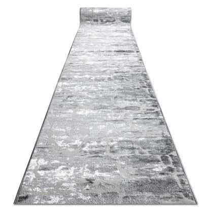 Gangtæppe 150x550 cm Grå Polyester-Polypropylen