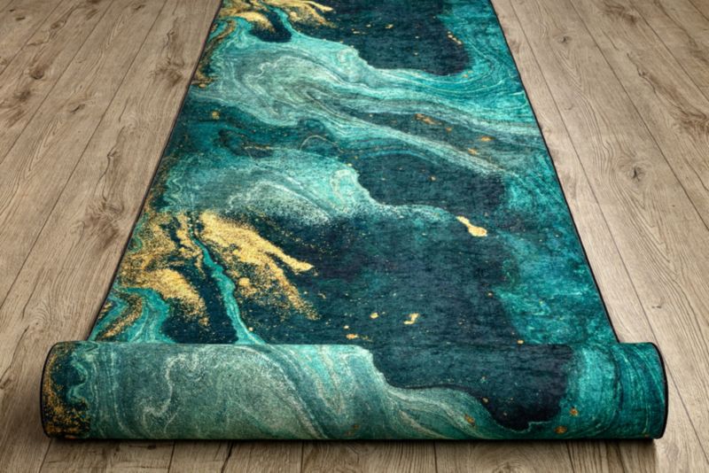 Løber 60x120 cm Grøn Polyester