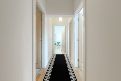 Gangtæppe 60x180 cm Grå Polypropylen
