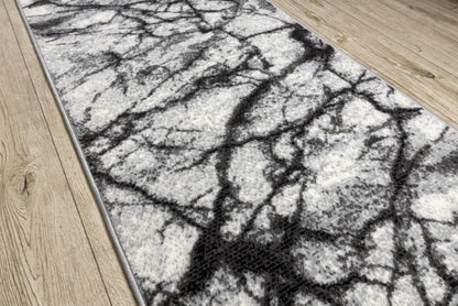 Gulvløber 60x200 cm Grå Polypropylen