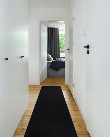 Gulvløber 60x210 cm Sort