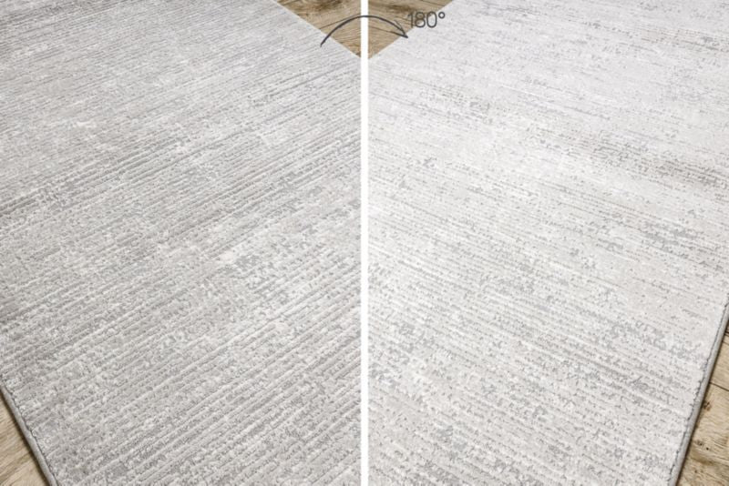 Gangtæppe 80x180 cm Grå Polyester/Polypropylen