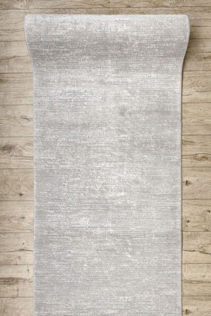 Gangtæppe 80x180 cm Grå Polyester/Polypropylen