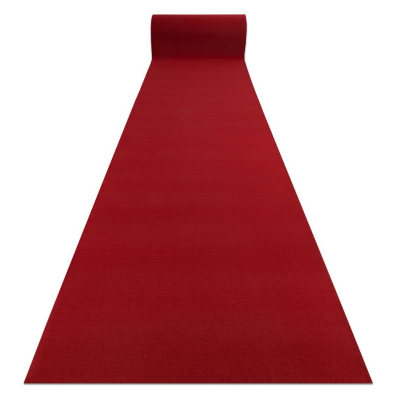 Chodnik 80x450 cm Bordo Poliamid 210409