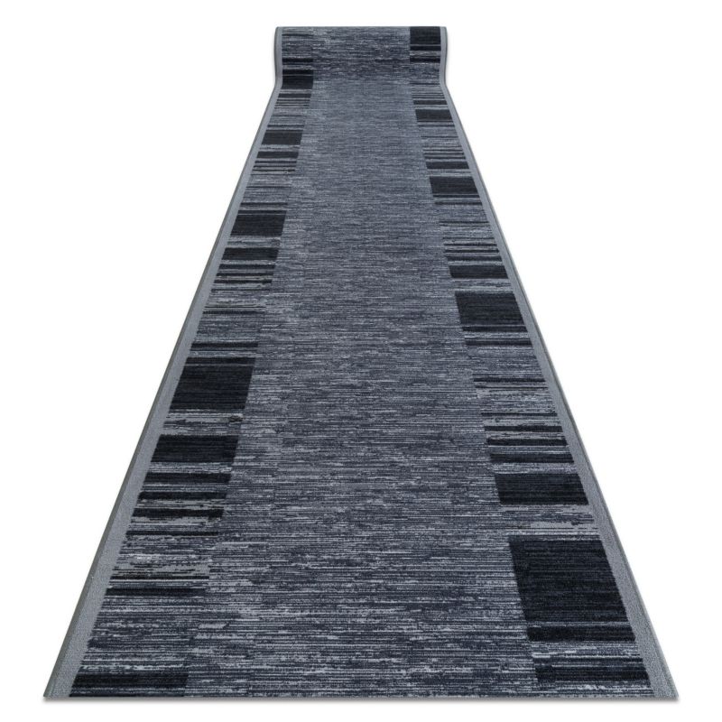 Chodnik 90x150 cm Grå Poliamid 100499