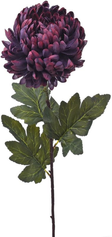 Jumi kunstig enkelt chrysantemum i lilla, 82 cm