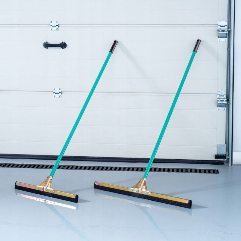KADAX gummiskraber til gulv med skum og skaft 75 cm, 1 stk.