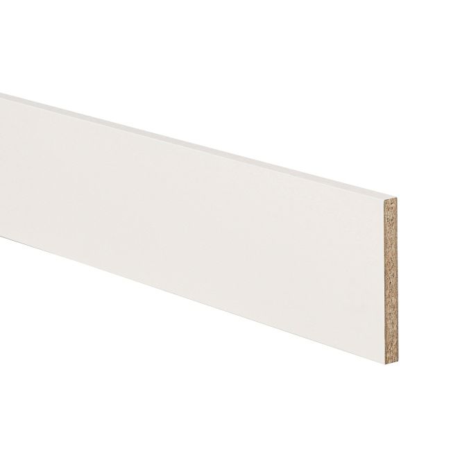 GoodHome Alpinia sokkel 15 x 240 cm i mat elfenben
