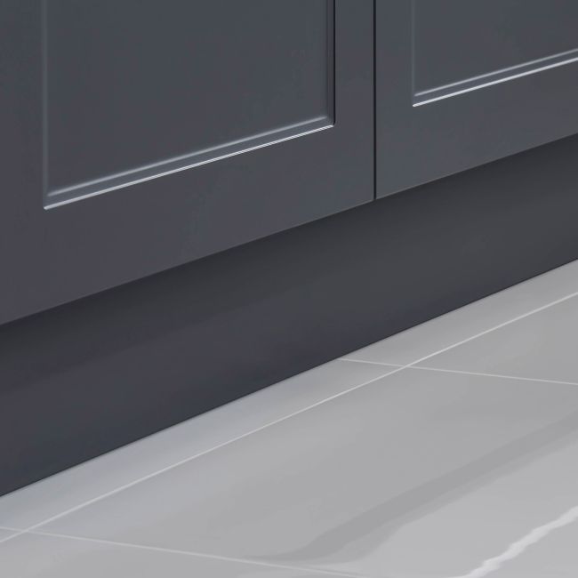 GoodHome Artemisia sokkel 242 x 15 cm mat grafit