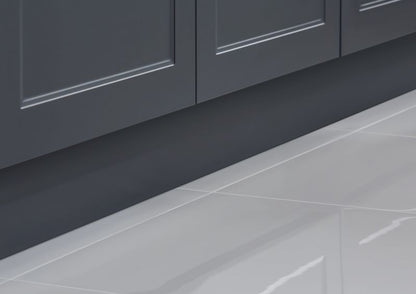 GoodHome Artemisia sokkel 242 x 15 cm mat grafit