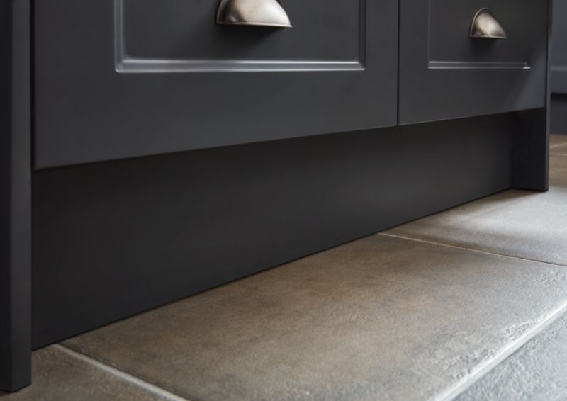 GoodHome Artemisia sokkel 242 x 15 cm mat grafit