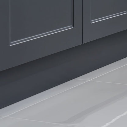 GoodHome Artemisia sokkel 242 x 15 cm mat grafit