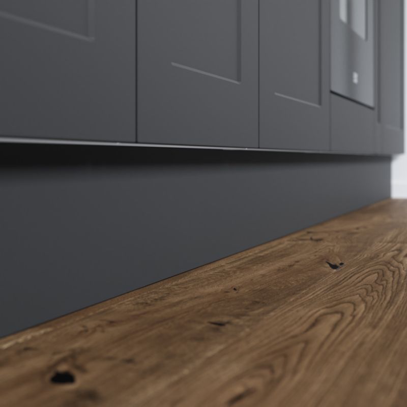 GoodHome Artemisia sokkel 242 x 15 cm mat grafit