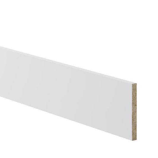 GoodHome Balsamita sokkel 242 x 15 cm mat hvid