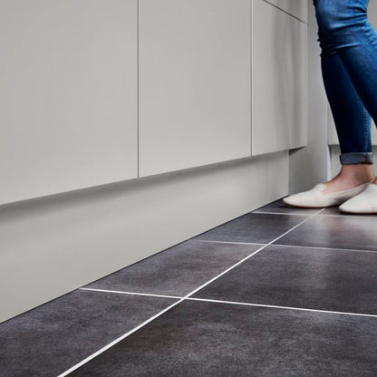 GoodHome Balsamita sokkel 242 x 15 cm mat grå
